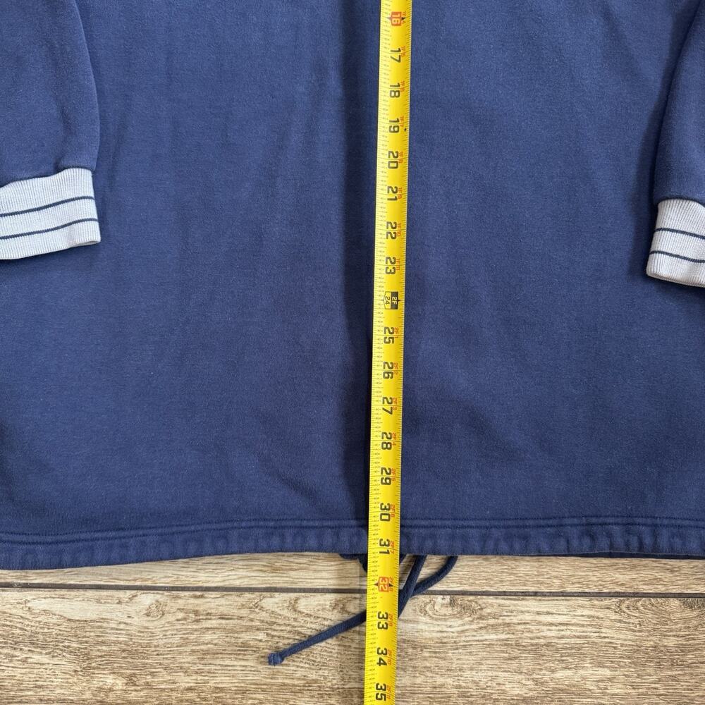 Georgetown Hoyas Embroidered Sweatshirt Hoodie Navy Large Team Edition - Picture 7 of 13